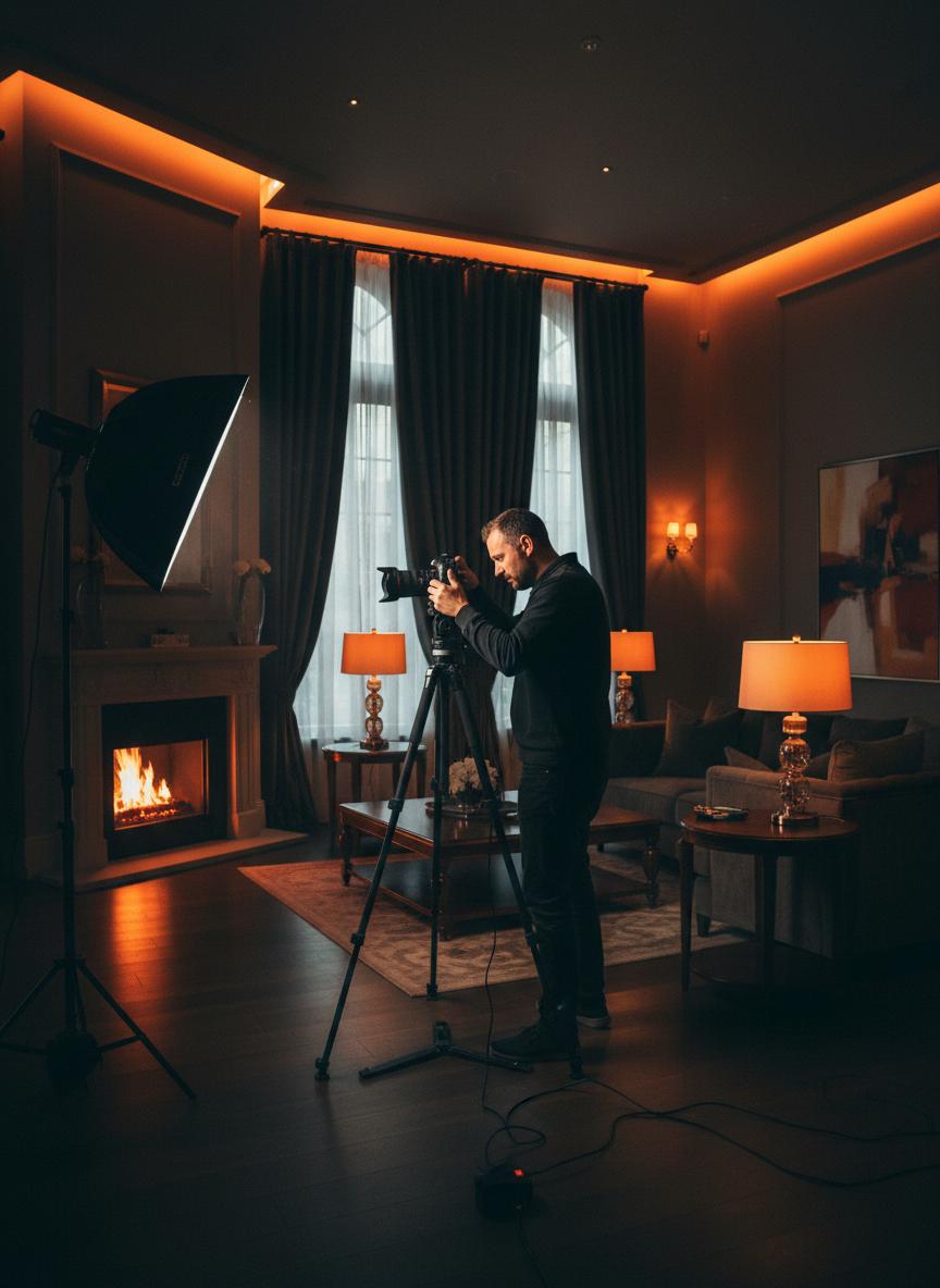 Professional photography session